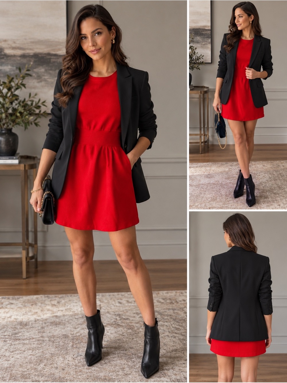 ASOS Red Sleeveless Mini Sheath Dress size 10